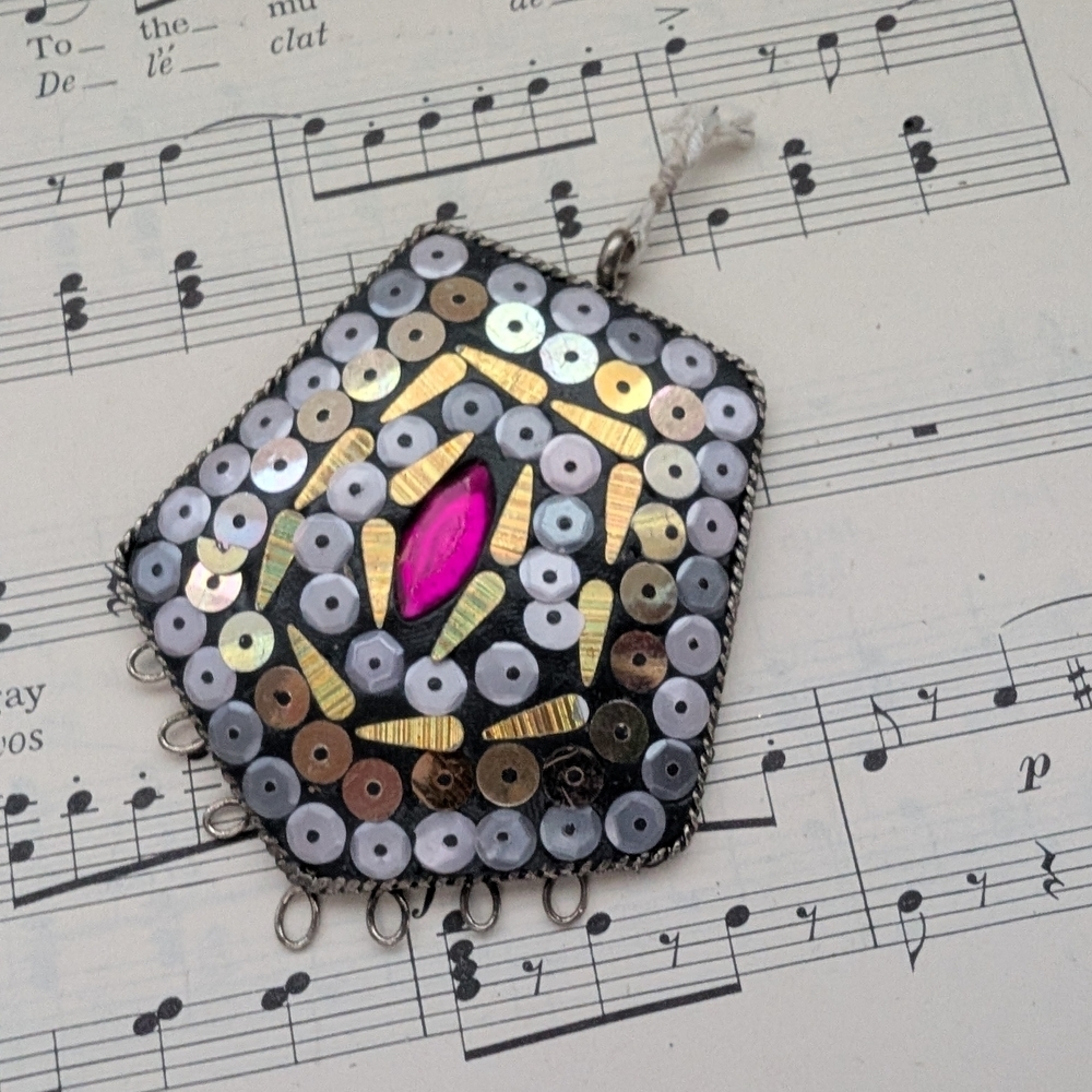 Sequin and Bead Pendant